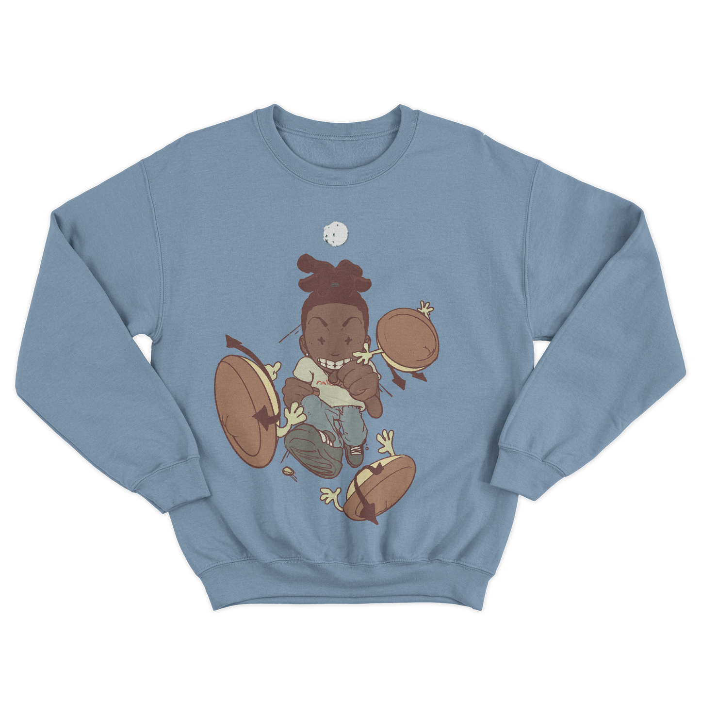 LesTheGenius FYC Crewneck - Blue Jean