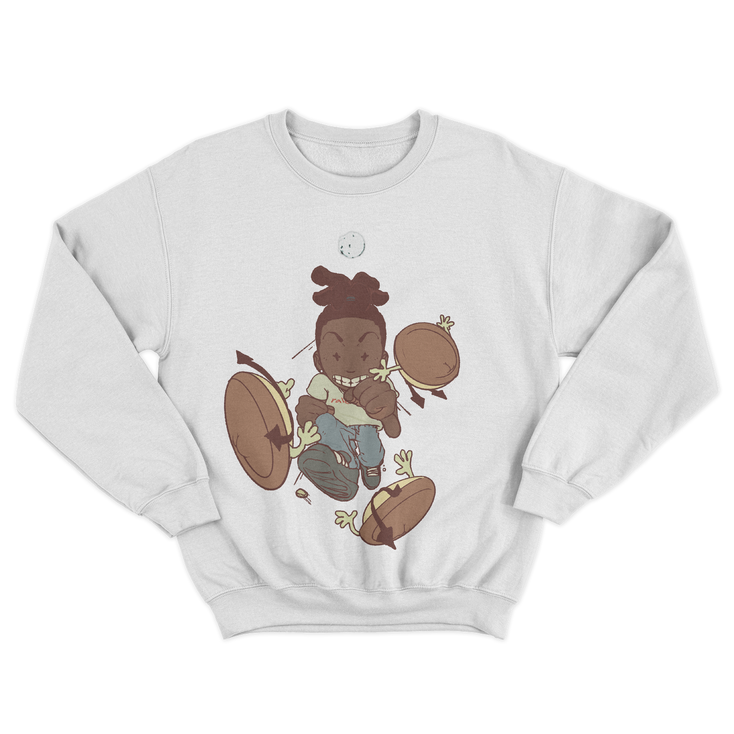 LesTheGenius FYC Crewneck - White