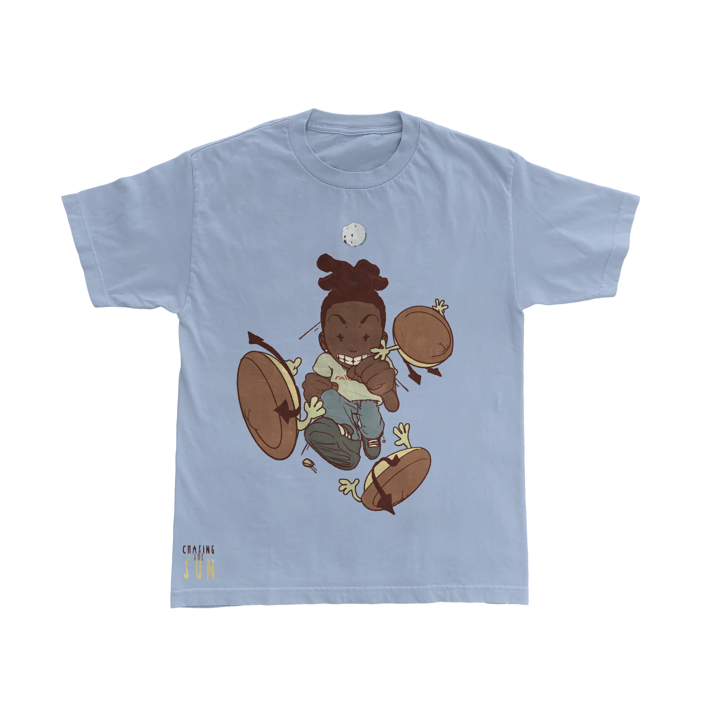 LesTheGenius FYC Tee - Washed Denim