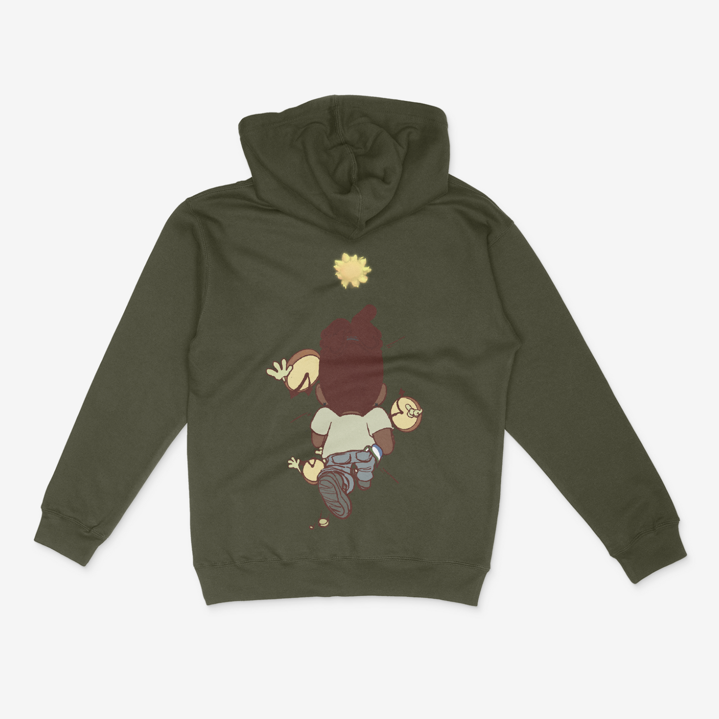 LesTheGenius FYC Hoodie - Army Green