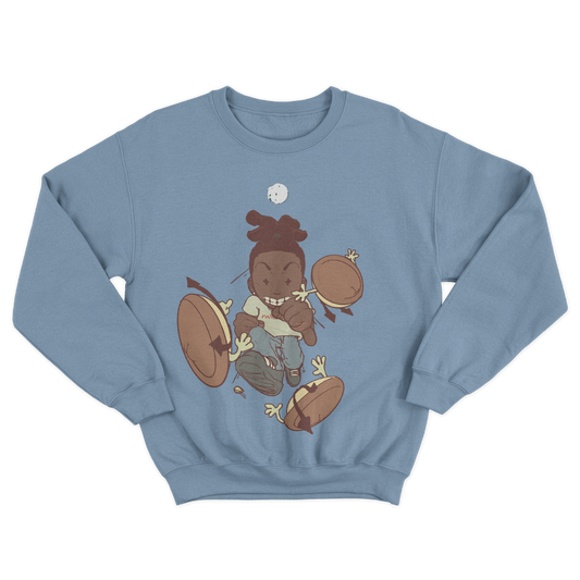 LesTheGenius FYC Crewneck - Blue Jean